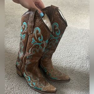 Genuine leather Circle G boots